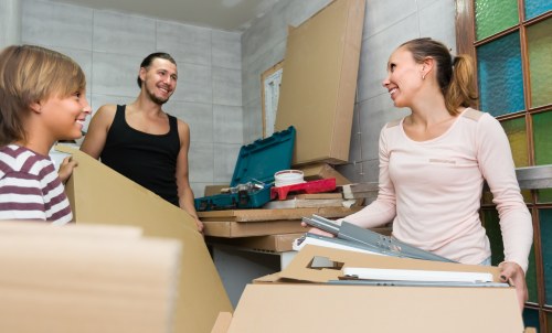 Professional removal team handling a Streatham home move