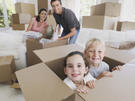 Professional packing and moving boxes prepared for a Streatham relocation