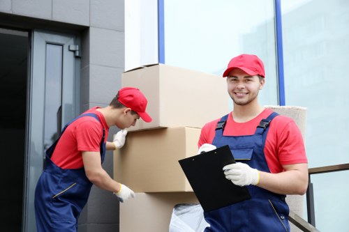 Removal company Streatham team handling a local home move