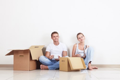Office removals planning in Streatham workspace