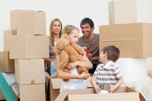 Careful loading of household furniture for a Streatham move