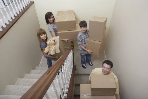 Waste items sorted for lawful collection and disposal